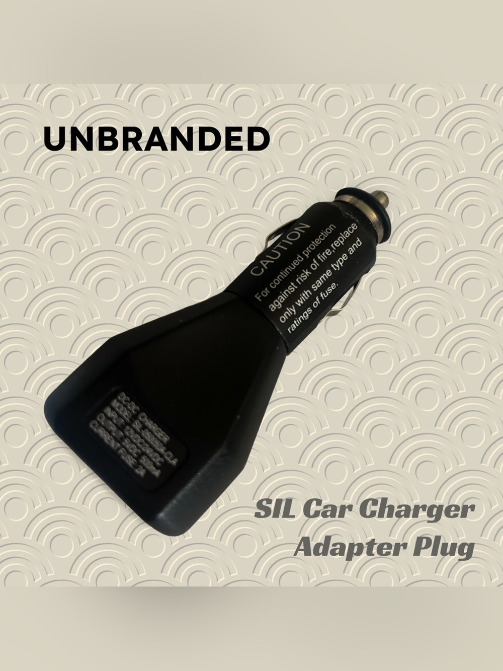👍GUC UNBRANDED | SIL Car Charger Adapter Plug - INTENDED for OLD tech